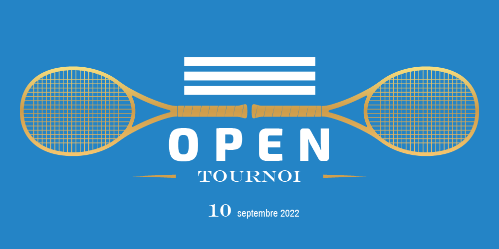 Affiche tournoi open 2022